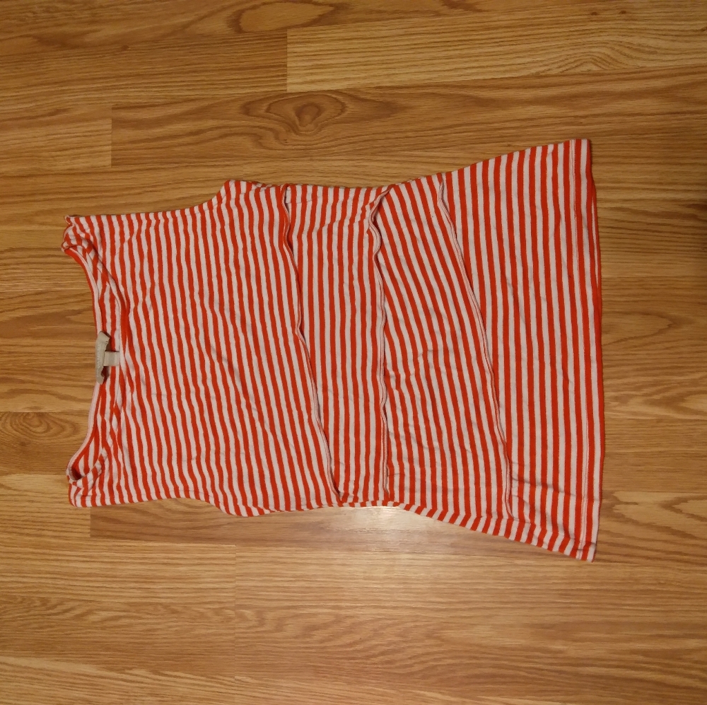 Banana Republic size small red and white striped top